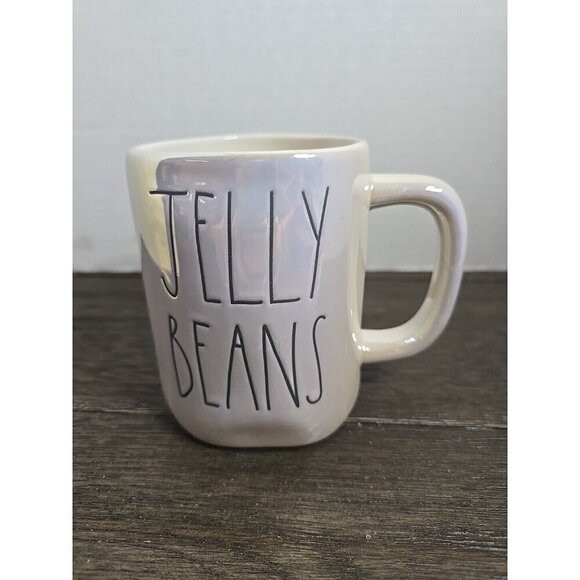 Rae Dunn Easter Iridescent Jelly Beans Mug Easter 2021 Magenta Farmhouse - Picture 1 of 10